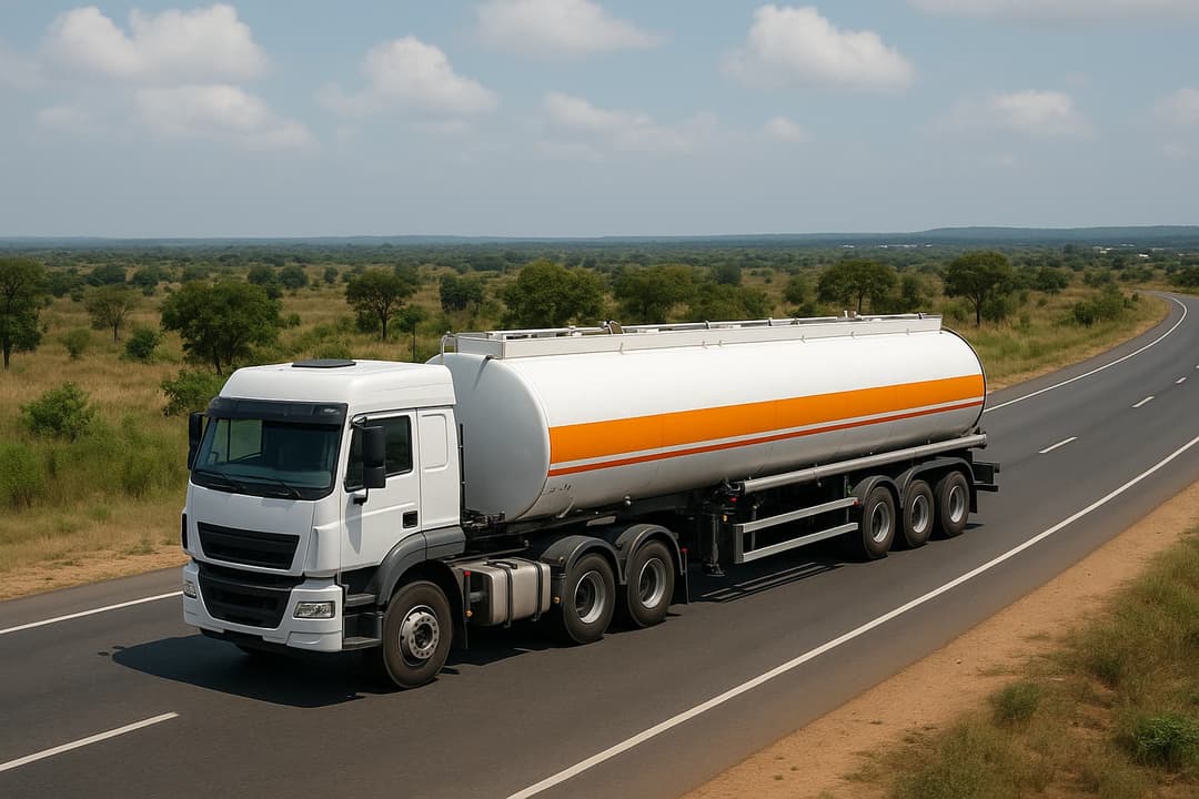 tank driving fuel